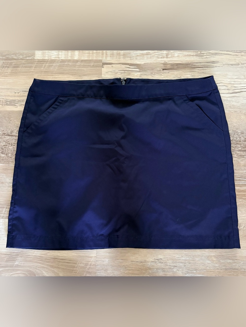 PGA TOUR Women's Navy Blue Golf Skort Size 18 Active Athletic Skirt with Pockets